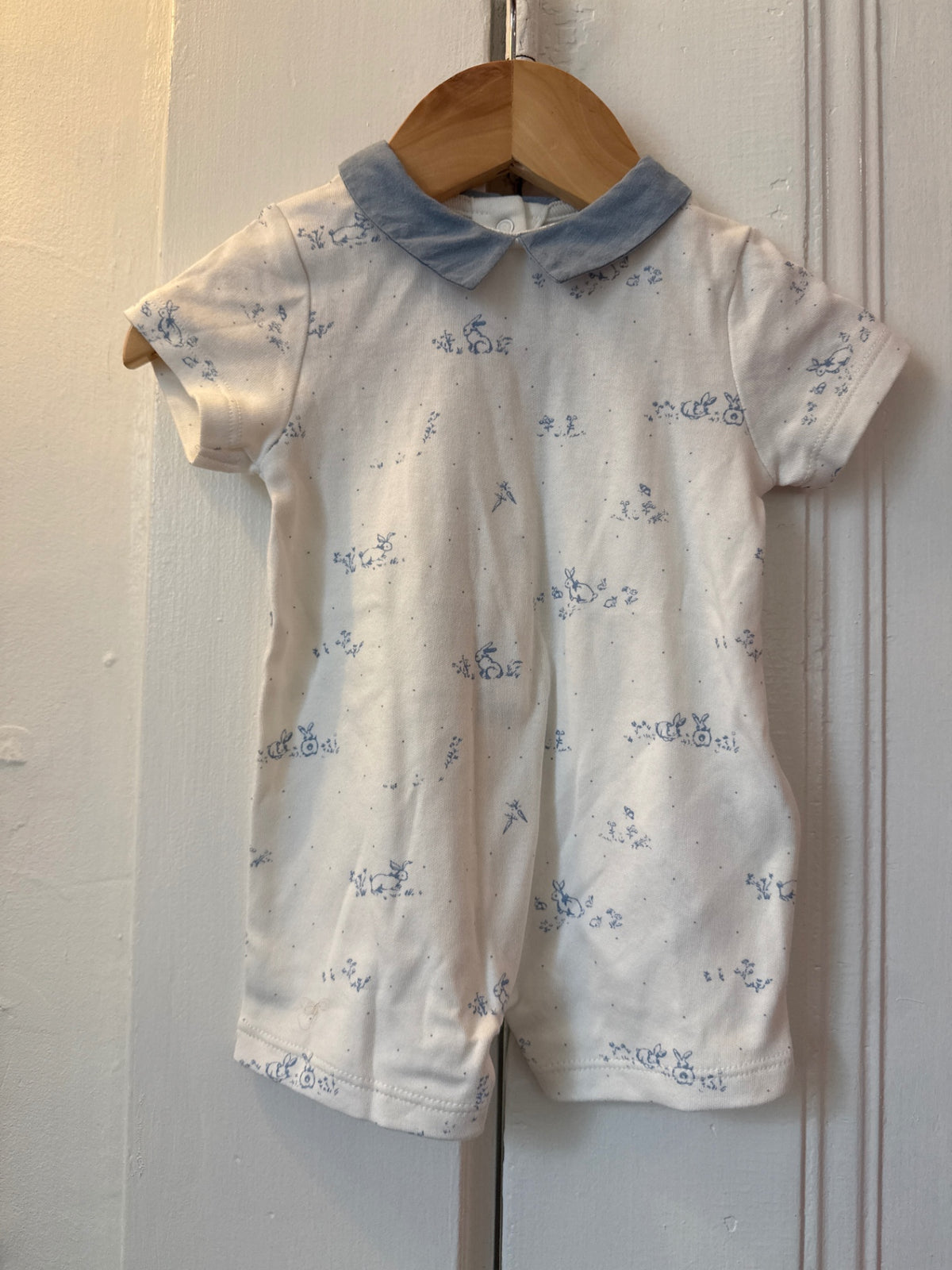 Cyrillic Paris Romper 0-3 mo. New with tags