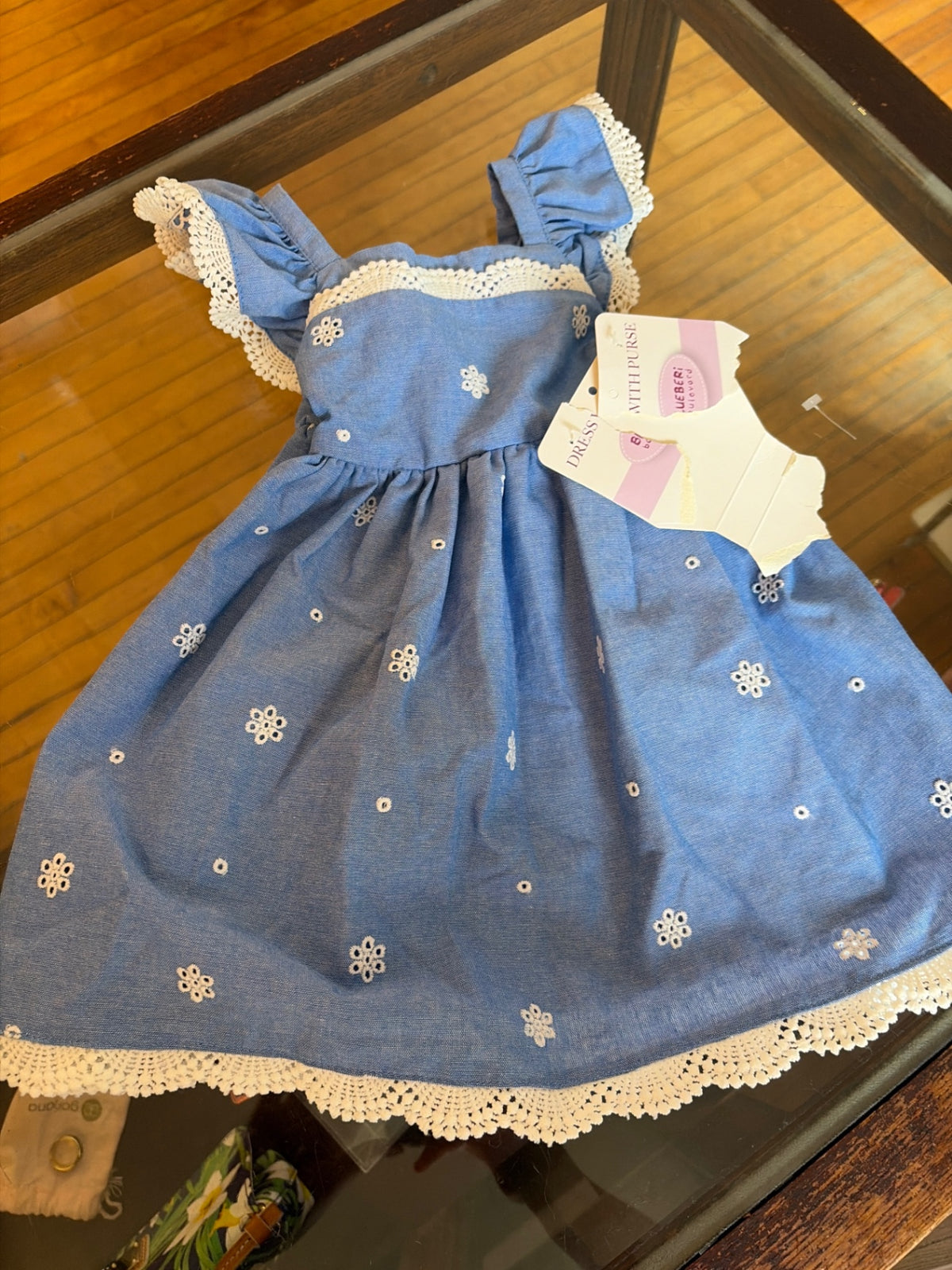 Blueberry Boulevard Dress 12 mo. New with tags