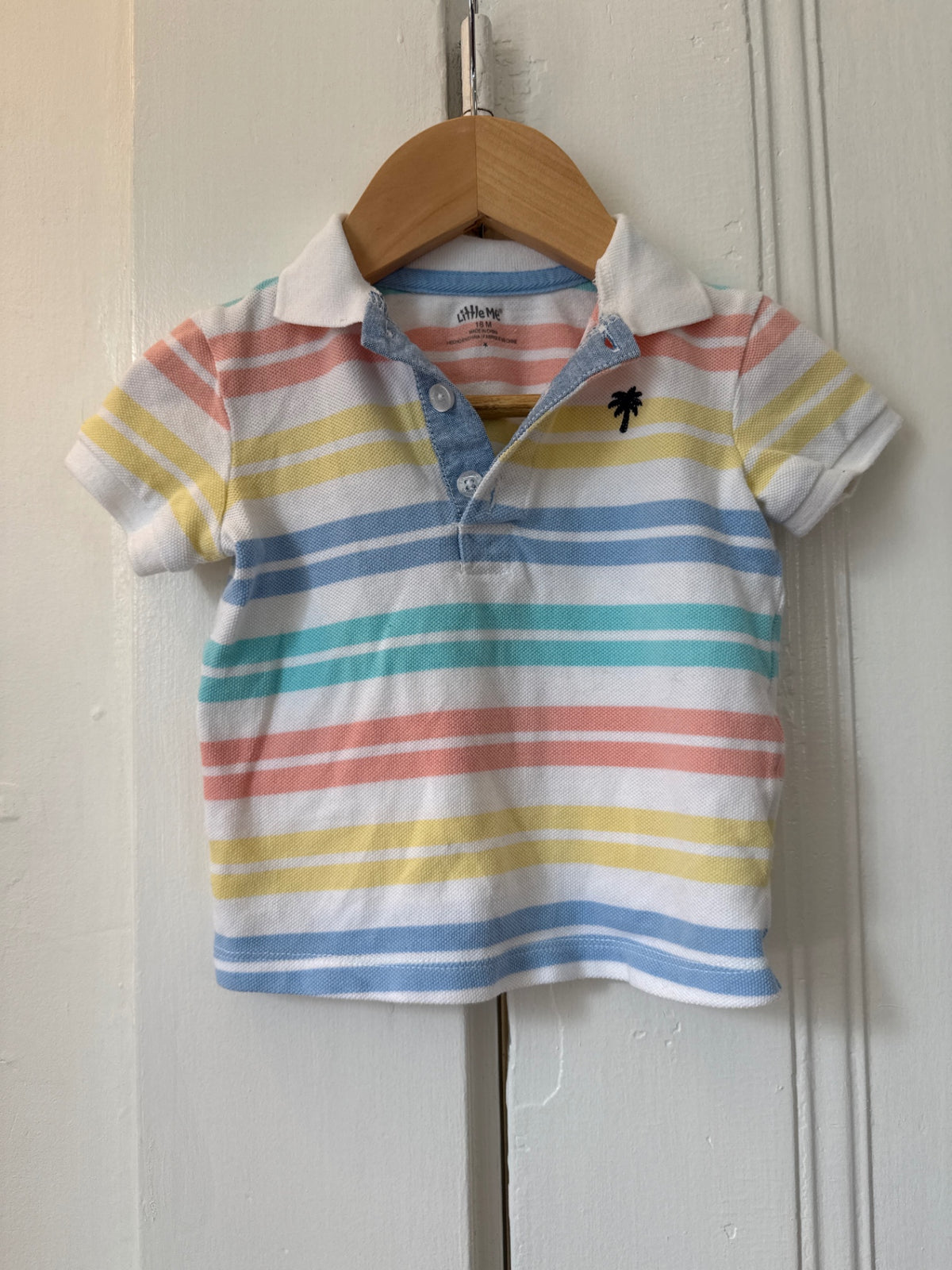 Little Me Polo Shirt 18 mo. Very Good