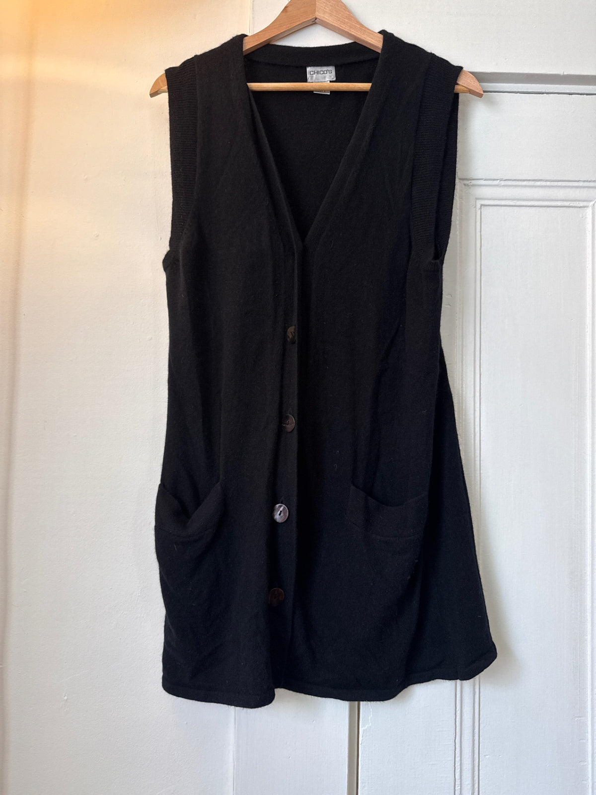 Chico's Cashmere Vest M Very Good