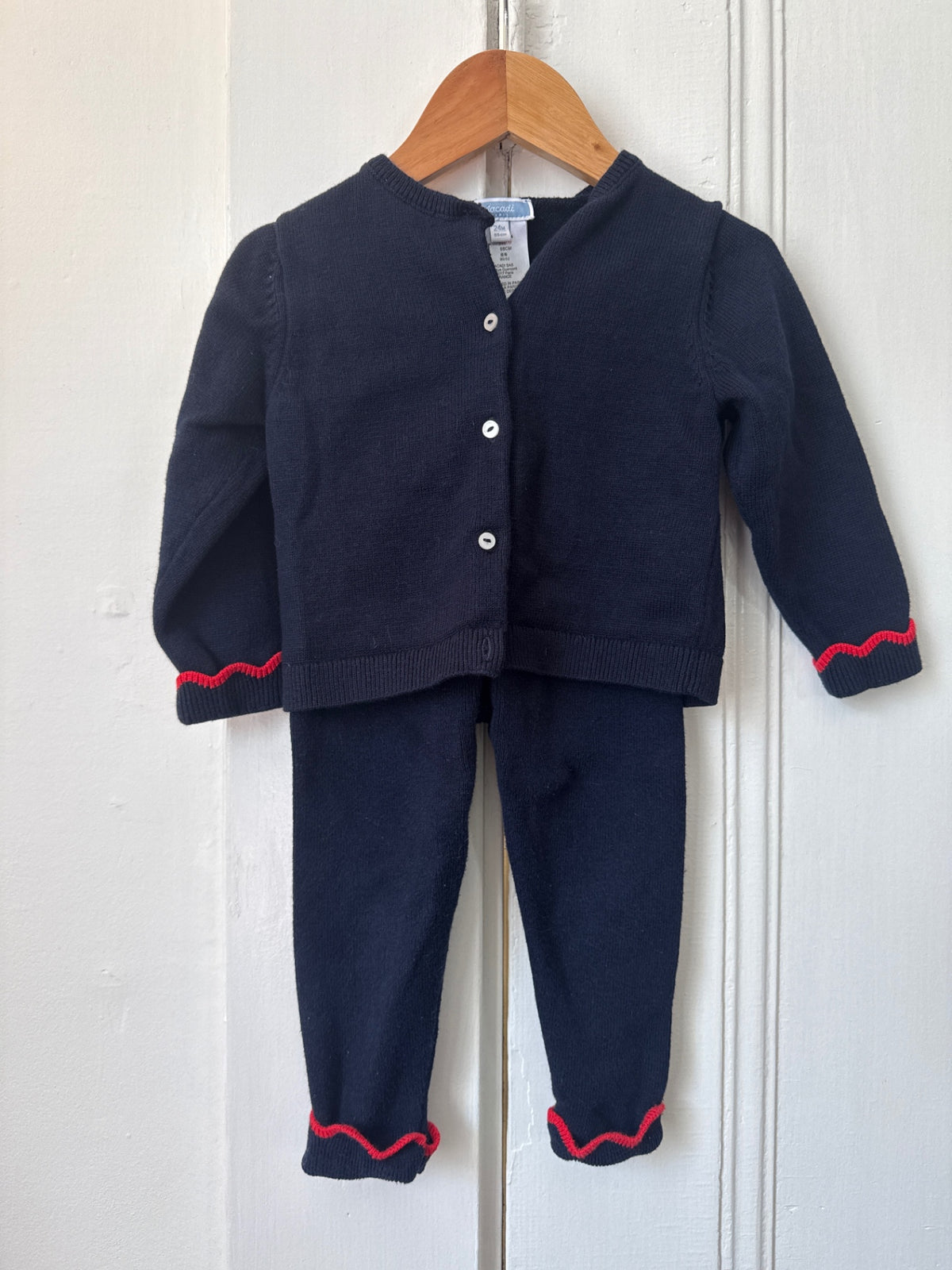 Jacadi matching Set 24 mo. AS IS
