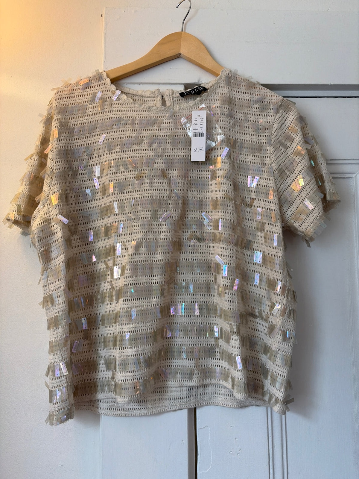 J Crew Top L New with tags