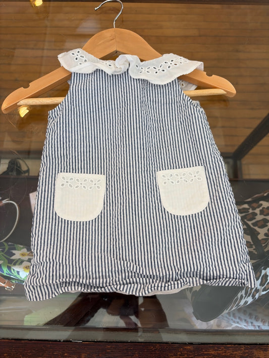 Janie and Jack Dress 3-6 mo. Good