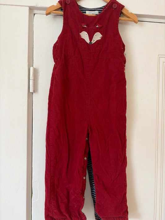 JoJo Maman Bebe Overalls 2-3 Good