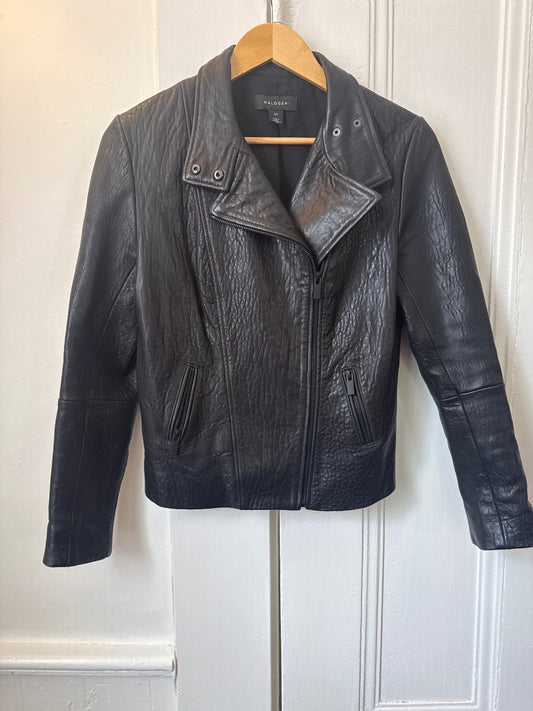 Halogen Leather Jacket XS Very Good