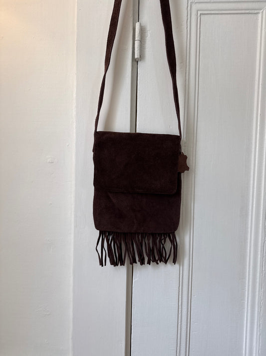 Leather Arizona Fringe Bag Very Good