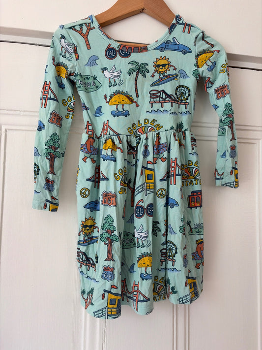 Little Sleepies Dress 3T Very Good