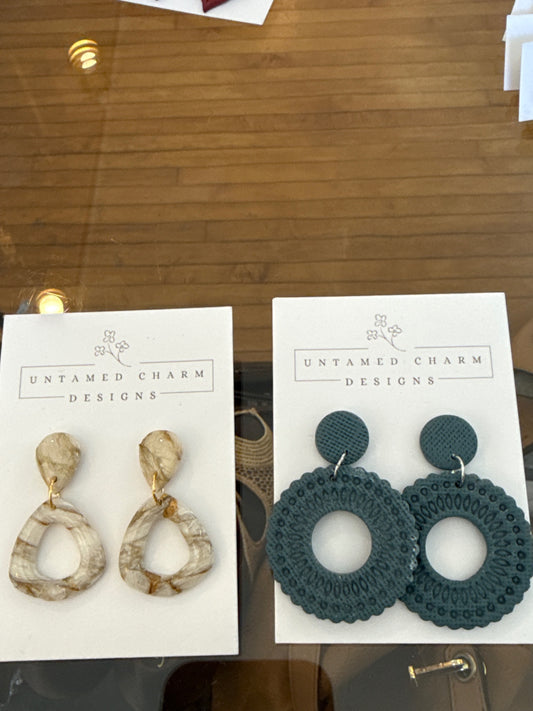 Untamed Charm Designs Earrings New with tags