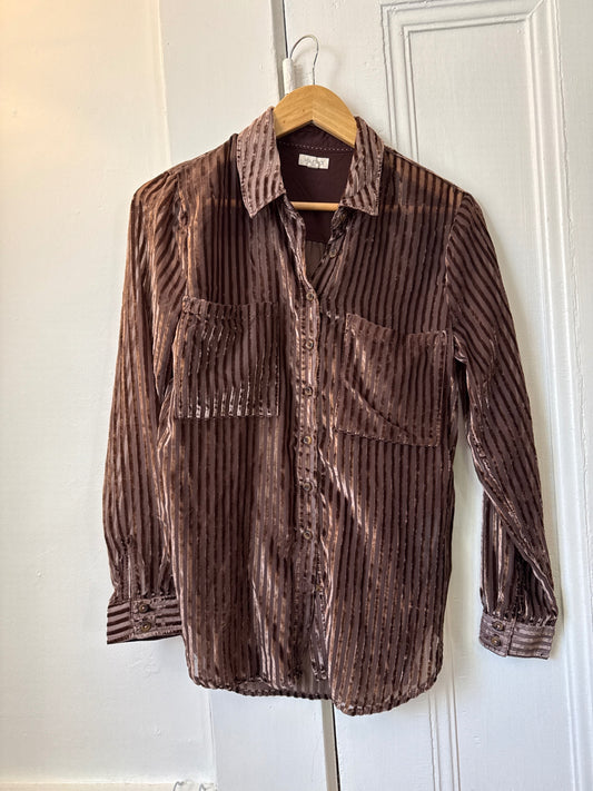Anthropologie Pilcro Shirt XS Very Good