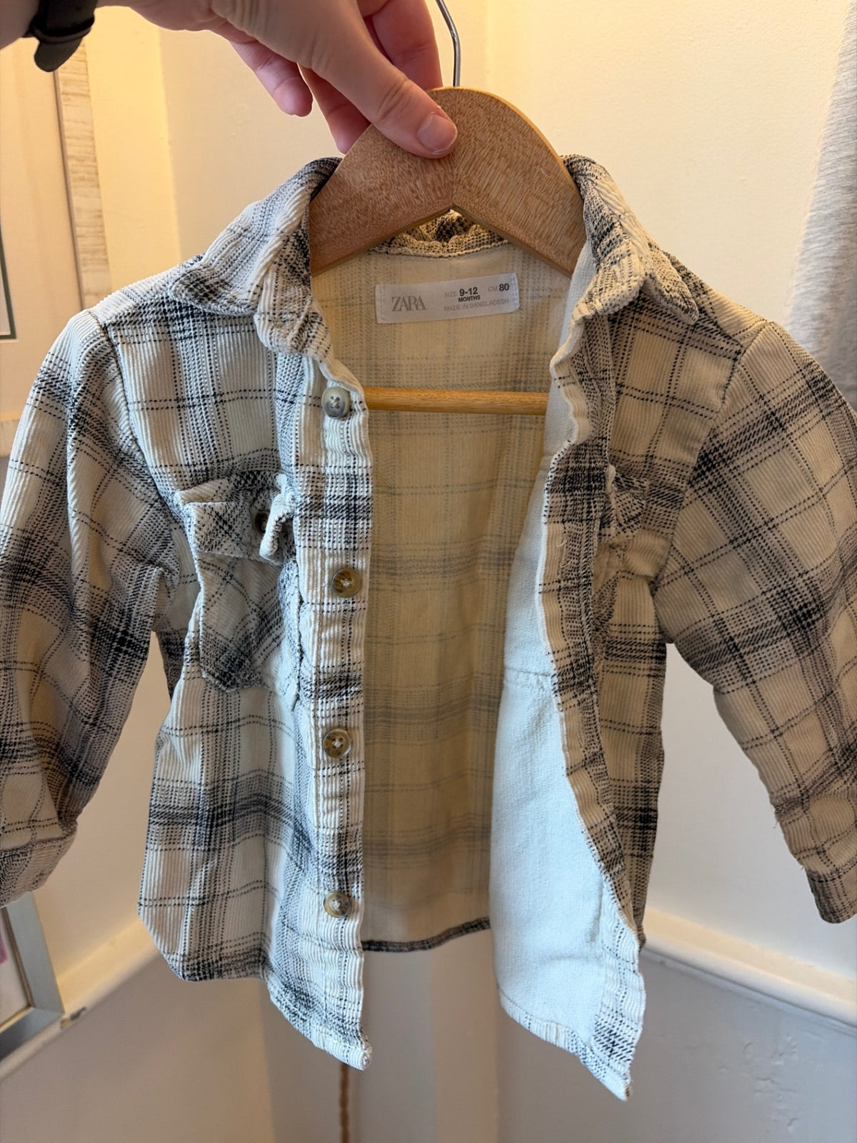 Zara Shirt 9-12 months Good