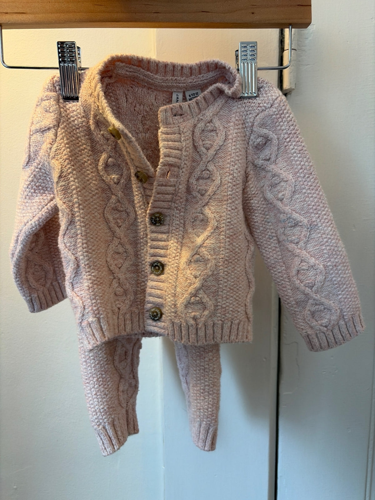 Janie and Jack Sweater set 6-12 mo. Very Good